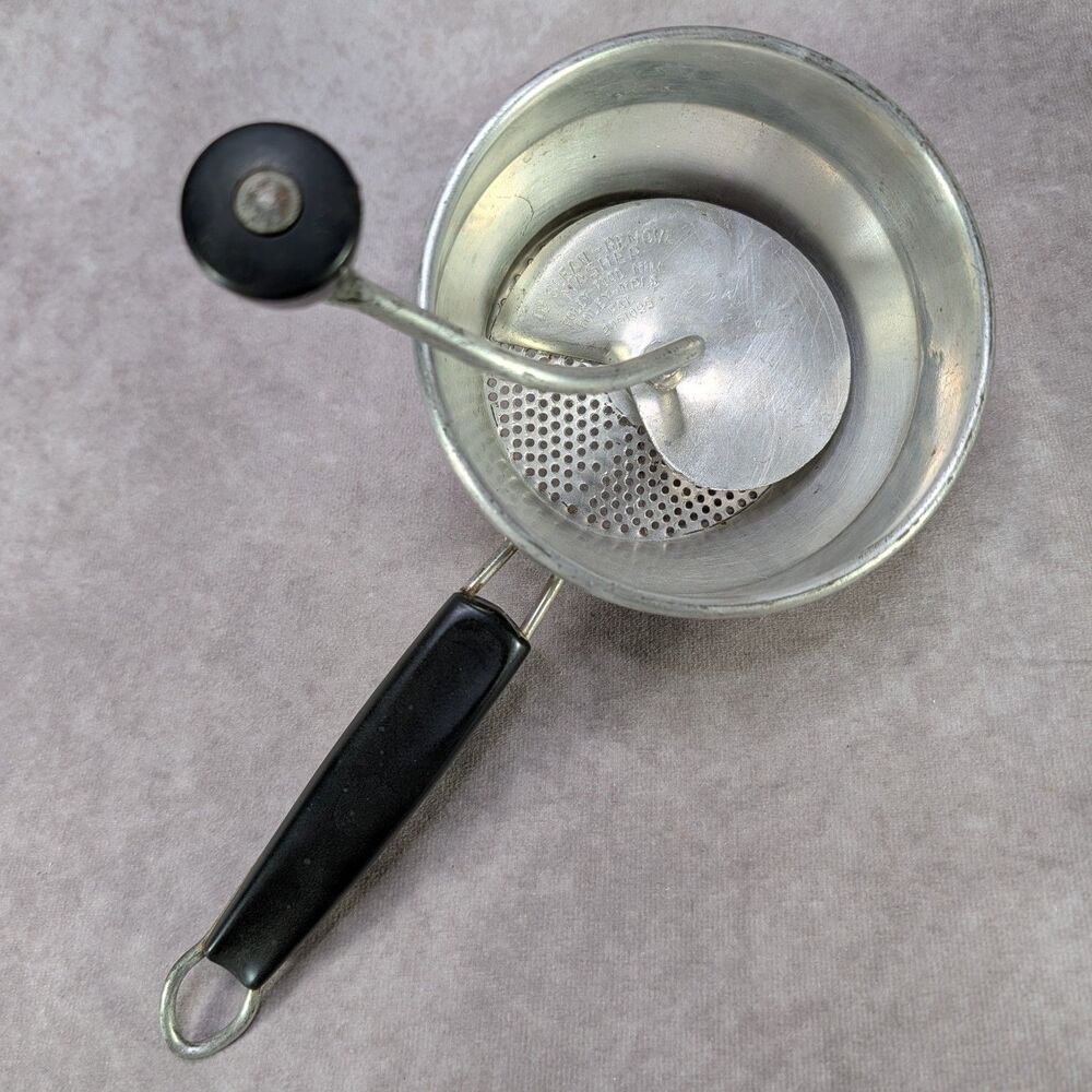 Vintage Foley Food Mill Minneapolis MN Pat 2051095 Hand Crank Small